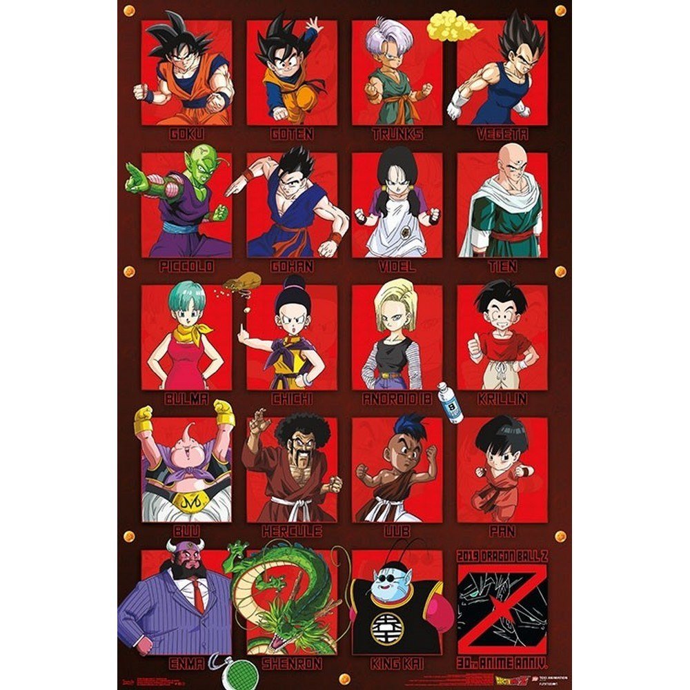 DRAGON BALL ドラゴンボール - Anniversary / ポスター - PGS
